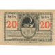 Billet, Autriche, Moosbach, 20 Heller, Eglise 1920-12-31, SPL, Mehl:FS 628a - Oesterreich