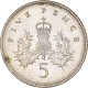 Monnaie, Grande-Bretagne, Elizabeth II, 5 Pence, 1992, SUP, Cupro-nickel - 5 Pence & 5 New Pence