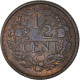 Monnaie, Pays-Bas, Wilhelmina I, 1/2 Cent, 1938, SUP+, Bronze, KM:138 - 0.5 Cent