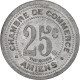 France, Chambre De Commerce, 25 Centimes, 1922, Amiens, SUP, Aluminium - Monétaires / De Nécessité