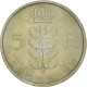 Monnaie, Belgique, 5 Francs, 5 Frank, 1948, TTB, Cupro-nickel, KM:135.1 - 5 Franc