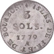 Monnaie, France, île De France Et De Bourbon, Louis XVI, 3 Sous, 1779, Paris - Sonstige & Ohne Zuordnung