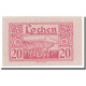 Billet, Autriche, Lochen, 20 Heller, Paysage, SPL, Mehl:559d - Autriche