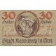 Billet, Autriche, Rattenberg, 30 Heller, Blason 1920-12-31, SPL Mehl:FS 821I - Autriche
