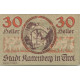 Billet, Autriche, Rattenberg, 30 Heller, Blason 1920-12-31, SPL Mehl:FS 821I - Oesterreich