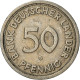 Monnaie, République Fédérale Allemande, 50 Pfennig, 1949, Karlsruhe, TTB+ - 50 Pfennig
