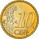 Italie, 10 Euro Cent, Birth Of Venus, 2007, SPL+, Or Nordique - Italie