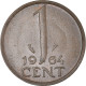 Monnaie, Pays-Bas, Juliana, Cent, 1964, SUP, Bronze, KM:180 - 1948-1980 : Juliana