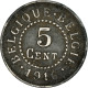 Monnaie, Belgique, 5 Centimes, 1916, TB+, Zinc, KM:80 - 5 Centimes