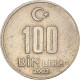 Monnaie, Turquie, 100000 Lira, 100 Bin Lira, 2003, Istanbul, TTB - Turkey