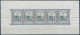 1915 The Qajar Crown,2 Complete Sheetlet Of Five,Varieties(Double Overprinted Colis Postaux)on 9ch And 5Kr. - Iran