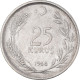 Monnaie, Turquie, 25 Kurus, 1966, TTB, Acier Inoxydable, KM:892.3 - Turkey