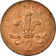 Monnaie, Grande-Bretagne, Elizabeth II, 2 Pence, 2001, TTB, Copper Plated Steel - 2 Pence & 2 New Pence