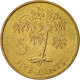 Monnaie, Seychelles, Bust Half Dollar, 5 Cents, 1982, British Royal Mint, New - Seychelles