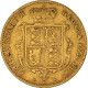 Monnaie, Grande-Bretagne, Victoria, 1/2 Sovereign, 1870, Londres, TTB, Or - 1/2 Sovereign