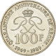 Monnaie, Monaco, Rainier III, 100 Francs, 1999, Paris, SUP, Argent, Gadoury:MC - 1960-2001 Francos Nuevos