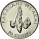 Monnaie, Tonga, King Taufa'ahau Tupou IV, 20 Seniti, 2002, SPL, Nickel Plated - Tonga