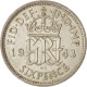 Monnaie, Grande-Bretagne, George VI, 6 Pence, 1943, SUP, Argent, KM:852 - H. 6 Pence