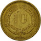 Monnaie, Chile, 10 Centesimos, 1970, TTB, Aluminum-Bronze, KM:191 - Chile