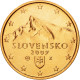 Slovaquie, 2 Euro Cent, 2009, FDC, Copper Plated Steel, KM:96 - Slowakije