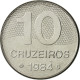 Monnaie, Brésil, 10 Cruzeiros, 1984, SUP, Stainless Steel, KM:592.1 - Brasil