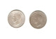 587/ Grande-Bretagne : Georges VI : 2 X 6 Pence 1939 Et 1945 (argent) - Otros & Sin Clasificación