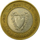 Monnaie, Bahrain, 100 Fils, 1992/AH1412, TTB, Bi-Metallic, KM:20 - Bahreïn