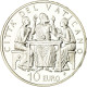 Vatican, Pape Benoit XVI, 10 Euro, L'eucharistie, 2005, FDC, Argent - Vatikan