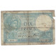 France, 10 Francs, Minerve, 1939, 1939-09-14, B, Fayette:7.7, KM:84 - 10 F 1916-1942 ''Minerve''