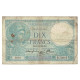 France, 10 Francs, Minerve, 1939, 1939-10-05, TB, Fayette:7.10, KM:84 - 10 F 1916-1942 ''Minerve''