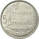 Monnaie, French Polynesia, 5 Francs, 1965, Paris, TB, Aluminium, KM:4 - French Polynesia