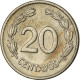 Monnaie, Équateur, 20 Centavos, 1946, TTB, Copper-nickel, KM:77.1b - Ecuador