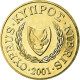 Monnaie, Chypre, 20 Cents, 2001, SPL, Nickel-brass, KM:62.2 - Zypern