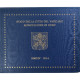 Vatican, Pape François, Coffret 1c. à 2€, 2014, Rome, BU, FDC - Vatikan