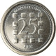 Monnaie, Lebanon, 25 Livres, 2002, SPL, Nickel Plated Steel, KM:40 - Liban