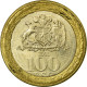 Monnaie, Chile, 100 Pesos, 2001, Santiago, TB+, Bi-Metallic, KM:236 - Chile