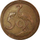 Monnaie, Afrique Du Sud, 5 Cents, 1990, TB+, Copper Plated Steel, KM:134 - South Africa