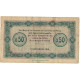 France, Nancy, 50 Centimes, 1920, TB, Pirot:87-1 - Cámara De Comercio
