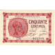France, Paris, 50 Centimes, 1920, SUP+ - Cámara De Comercio