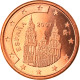 Espagne, Euro Cent, 2007, Madrid, FDC, Copper Plated Steel, KM:1040 - Espagne