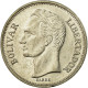 Monnaie, Venezuela, Bolivar, 1989, TTB, Nickel Clad Steel, KM:52a.2 - Venezuela