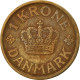 Monnaie, Danemark, Christian X, Krone, 1926, Copenhagen, TTB, Aluminum-Bronze - Dänemark