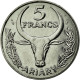 Monnaie, Madagascar, 5 Francs, Ariary, 1989, Paris, SUP, Stainless Steel, KM:10 - Madagaskar