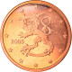 Finlande, 5 Euro Cent, 2005, Vantaa, FDC, Copper Plated Steel, KM:100 - Finlandía
