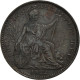 Monnaie, Grande-Bretagne, George IV, Farthing, 1822, TTB, Cuivre, KM:677 - B. 1 Farthing