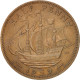 Monnaie, Grande-Bretagne, Elizabeth II, 1/2 Penny, 1959, TTB, Bronze, KM:896 - C. 1/2 Penny