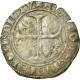 Monnaie, France, Charles VI, Demi Blanc Guénar, Troyes, TB, Billon - 1380-1422 Karl VI. Der Vielgeliebte