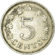 Monnaie, Malte, 5 Cents, 1972, British Royal Mint, TB+, Copper-nickel, KM:10 - Malta