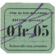 Billet, Algeria, 5 Centimes, 1916-1918, Undated (1916-18), SUP - Algeria