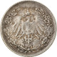 Monnaie, GERMANY - EMPIRE, 1/2 Mark, 1919, Munich, TTB, Argent, KM:17 - 1/2 Mark